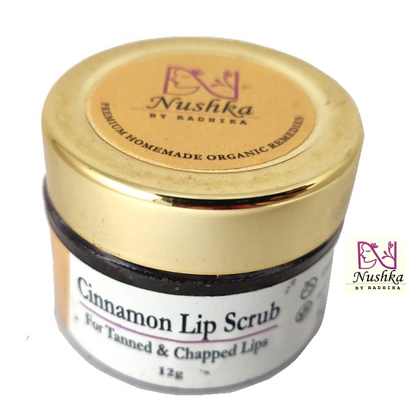 NUSHKA Lip Scrub Cinnamon 12 gms. Shop2Core.in